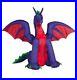 Gemmy fire & Ice Inflatable Projection LED Lighted Dragon Halloween 11 Ft Tall