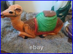 General Foam CAMEL Christmas Nativity Blow Mold Yard Decor