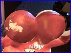 General Foam Corp. Blow Mold Lighted Mr & Mrs Claus Christmas Decor 34 Works