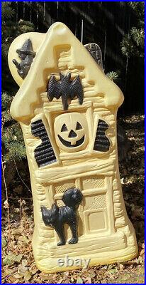 General Foam Plastics Blow Mold Halloween Haunted House Yard Decoration Vtg