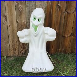 Ghost Blow Mold Vintage Empire 36 Lights Up Yard Decor Halloween Green Eyes