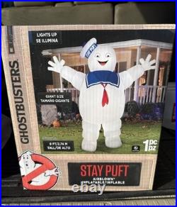 Ghostbusters 9 FT Stay Puft Marshmallow Man Airblown Halloween Inflatable