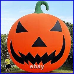 Giant 26Ft Halloween Inflatable Pumpkin Light Decorations with 750w Blower