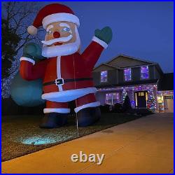 Giant 26Ft Premium Christmas Inflatable Santa Claus with Blower & Outdoor Yard