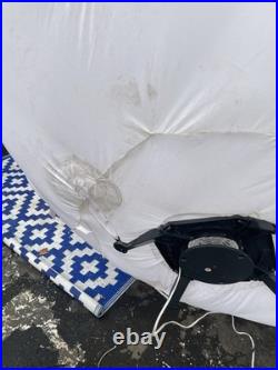 Giant Frosty The Snowman 18 Foot Inflatable With 2 Kaleidoscope Light & Led