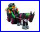 Giant Self-Inflatable Carriage Halloween Yard Decor with Super Bright Lightning