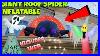 Giant Spider U0026 Led Web On Roof Lightshow Inflatables Amazon Halloween Blow Ups
