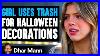 Girl Uses Trash For Halloween Decorations What Happens Is Shocking Dhar Mann Studios