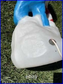 Goofy Disney Blow Mold-Santa's Best, All Original, 36, Excellent Condition