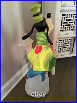 Goofy Disney Blow Mold-Santa's Best, All Original, 36, Excellent Condition