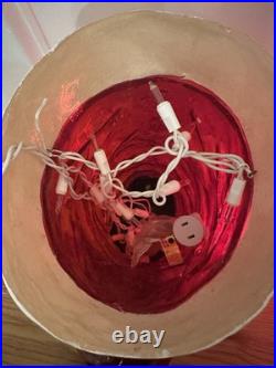 Grandin Road Illuminated Santa Boots Christmas Indoor Outdoor Decoration