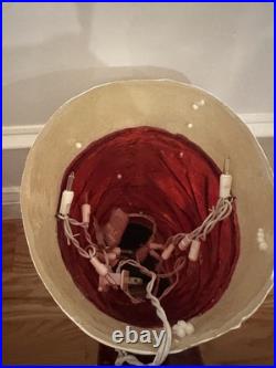 Grandin Road Illuminated Santa Boots Christmas Indoor Outdoor Decoration