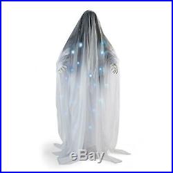 Grandin Road SHIMMER Eerie Ghost Lady Ethereal Glowing Life Size Halloween Prop