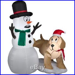 Great Inflatable Snoopy Snowman Christmas Decoration Yard Animated Snow Outdoor