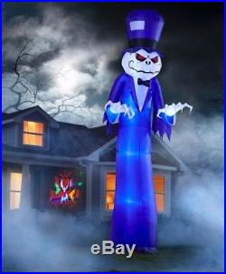 Grim Reaper Halloween 16ft Tall, Lighted, Inflatable Yard Decoration Ghost, Huge