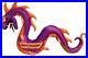HALLOWEEN 12 FT purple SERPENT DRAGON BANNER INFLATABLE AIRBLOWN HAUNTED HOUSE
