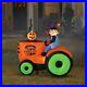 HALLOWEEN 6FT SCARECROW TRACTOR HARVEST Airblown Inflatable THANKSGIVING NEW