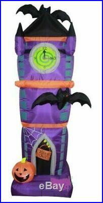 HALLOWEEN 7.5 FT Vampire Bat CLOCK TOWER Air-blown Inflatable YARD DECORATION