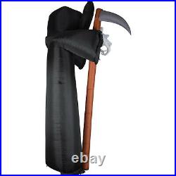 HALLOWEEN 9.5 FT GRIM REAPER SKULL SICKLE ARCHWAY ARCH Airblown Inflatable