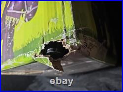 HALLOWEEN 9' LONG GEMMY ANIMATED GRIM REAPER HORSE DEATH Inflatable airblown NIB