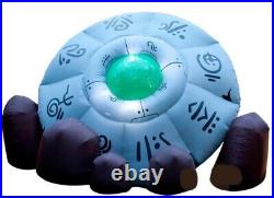HALLOWEEN AIRBLOWN Inflatable 10 FT CRASHED SPACESHIP UFO ALIEN AREA 51 SHIP