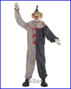 HALLOWEEN ANIMATRONIC EVIL CLOWN With CONSTANT MOTION HAUNTED HOUSE PROP DECOR