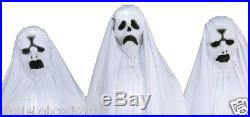 HALLOWEEN HAUNTED GHOST TRIO ANIMATED LIGHTS, SOUNDS HORROR HOUSE PROP in stock