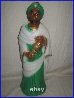 HTF Vintage Christmas 22 Empire 3 Wise Men Man King Blow Mold Figure Nativity