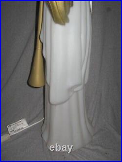 HTF Vintage TPI Lighted Blow Mold 34 Angel with Horn Holiday Christmas Nativity