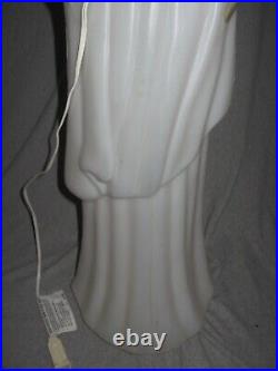 HTF Vintage TPI Lighted Blow Mold 34 Angel with Horn Holiday Christmas Nativity