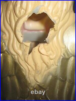 HTF Vintage TPI Lighted Blow Mold 34 Angel with Horn Holiday Christmas Nativity