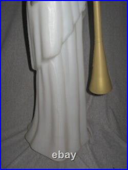 HTF Vintage TPI Lighted Blow Mold 34 Angel with Horn Holiday Christmas Nativity