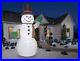 HUGE 20ft Gemmy Airblown Snowman Yard Inflatable 20′ Christmas Lighted Used