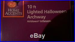 Halloween 10 Ft Archway Arch Reaper Gate Inflatable Airblown Yard Decoration