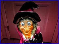 Halloween 34 Witch Lighted Blow Mold Yard Decoration, General Foam