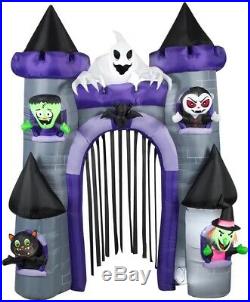 Halloween 9 Ft Haunted House Witch Arch Archway Inflatable Airblown Decoration