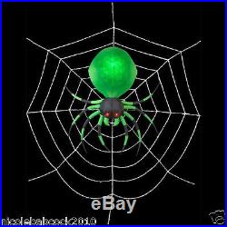 Halloween Air Blown 6 Ft By 6 Ft Spider On A Webb Inflatable Yard Decor Prop