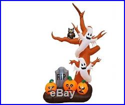 Halloween Air Blown Inflatable Yard Outdoor Party Decoration Tree Ghost Pumpkins