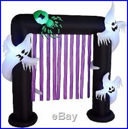 Halloween Air Blown LED Inflatable Yard Party Decoration Ghosts & Spider Archway