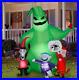 Halloween Airblown Inflatable 7′ Oogie Boogie Nightmare Before Christmas Scene