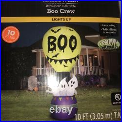 Halloween Airblown Inflatable Boo Crew, 10 Ft. Tall Way To Celebrate Lights Up