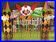 Halloween Airblown Inflatable Clown Archway CarnivalLight & Sound Gemmy 12 ft