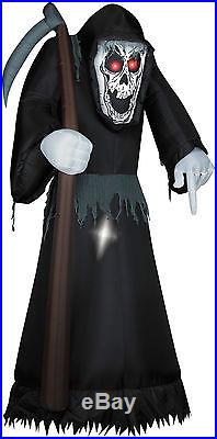 Halloween Animated Reaper Skeleton Inflatable Airblown 12 Ft