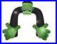Halloween Archway Monster Inflatable with Internal Lights Yard Decoration