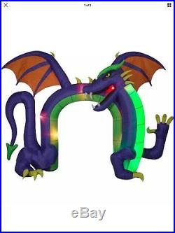 Halloween DRAGON ARCHWAY Flickering Fire & Ice Light Effect Airblown Inflatable
