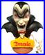 Halloween Dracula Head Lights Up Blow Mold Vintage Universal Monsters 1997