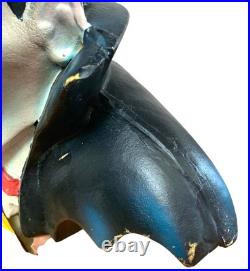 Halloween Dracula Head Lights Up Blow Mold Vintage Universal Monsters 1997