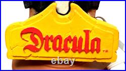 Halloween Dracula Head Lights Up Blow Mold Vintage Universal Monsters 1997