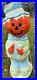 Halloween Empire VTG Pumpkin Head Scarecrow Trick Or Treat 33 Blow Mold withLight