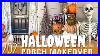 Halloween Front Porch Makeover Outdoor Halloween Decorations 2021 Halloween 2021 Diy Decor